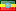 Flagge Äthiopien ET