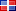 Flagge Dominikanische Republik