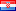 Flagge Kroatien HR